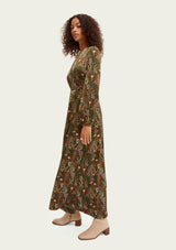 Printed Wrap-over Maxi Dress | Scotch & Soda Dress Scotch & Soda