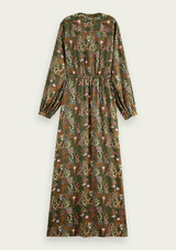 Printed Wrap-over Maxi Dress | Scotch & Soda Dress Scotch & Soda
