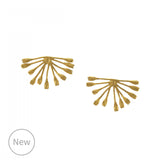 Alex Monroe Fanned Seed Pod Stud Earrings Earrings Alex Monroe