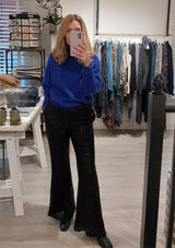 Black Sequin Trousers | Shine On | Second Female Trousers Second Female