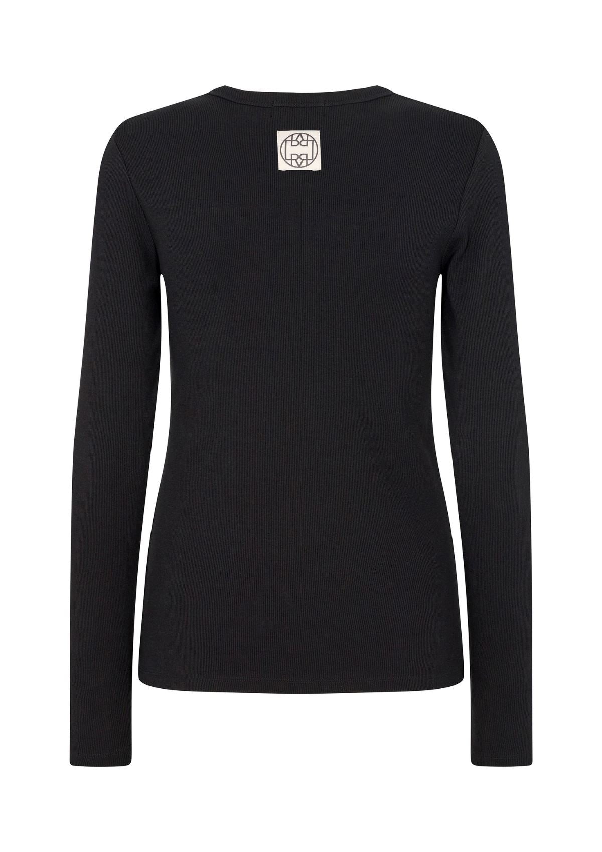 Cotton Ribbed Long Sleeve Top | Levete Room Long Sleeve T-Shirt Levete Room