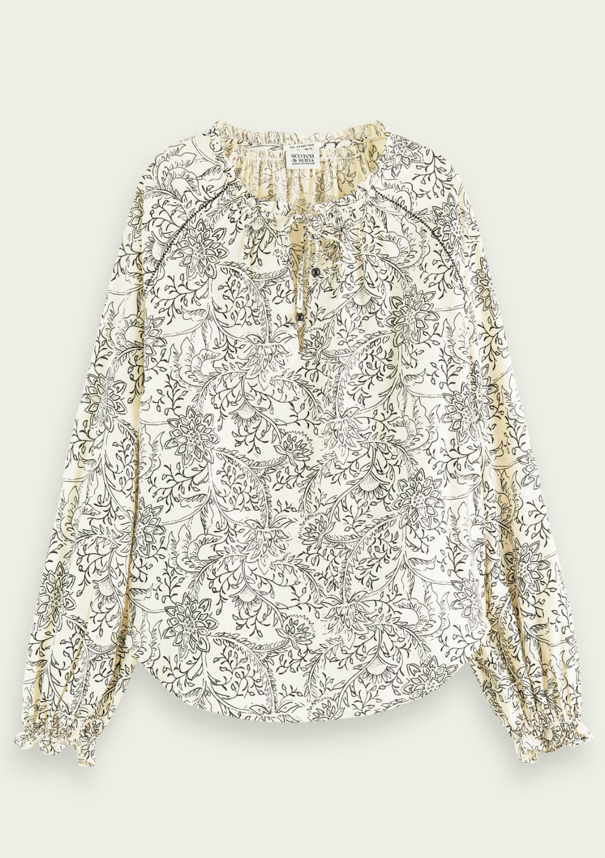 Easy Monochrome Blouse | Scotch & Soda Blouse Scotch & Soda