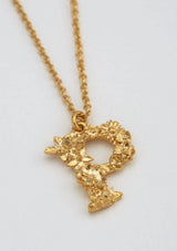 Floral Letters Gold Plated | Alex Monroe Necklace Alex Monroe