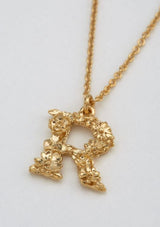 Floral Letters Gold Plated | Alex Monroe Necklace Alex Monroe