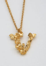 Floral Letters Gold Plated | Alex Monroe Necklace Alex Monroe