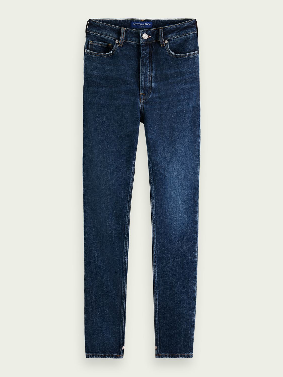 High Rise Deep Indigo Skinny Jeans | The Line | Scotch & Soda | 167043 Jeans Scotch & Soda