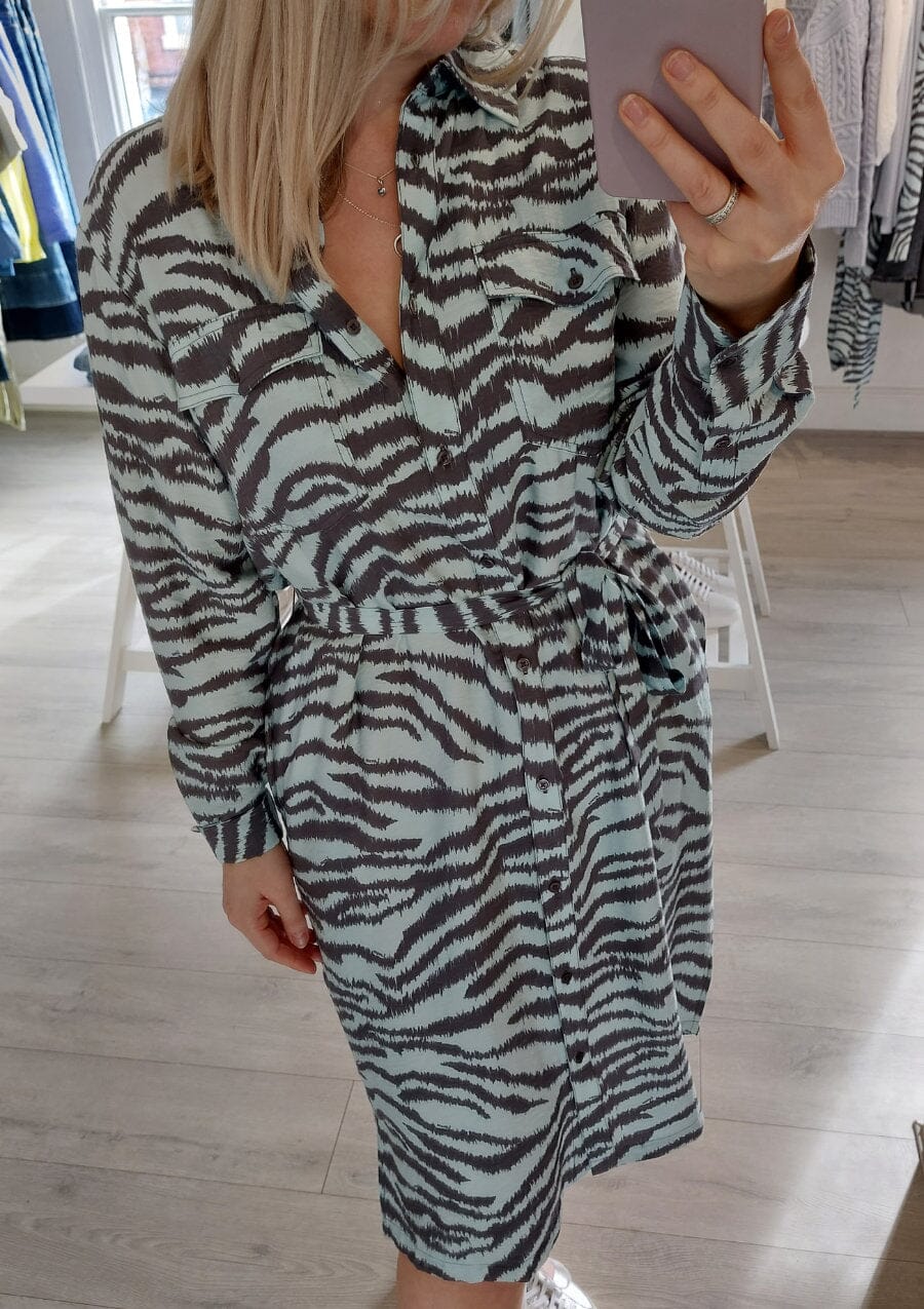 Printed Midi Dress | LR-AIA 1 | LEVETE ROOM Dress Levete Room