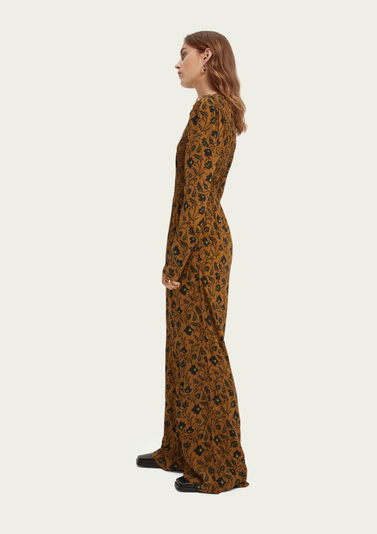 Smocked Printed Jumpsuit | Scotch & Soda Jumpsuit Scotch & Soda