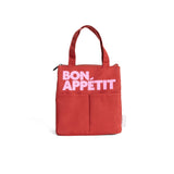 Helio Ferretti Bon Appetit Lunch Bag Burgundy Red Lunch Bag Oli Olsen