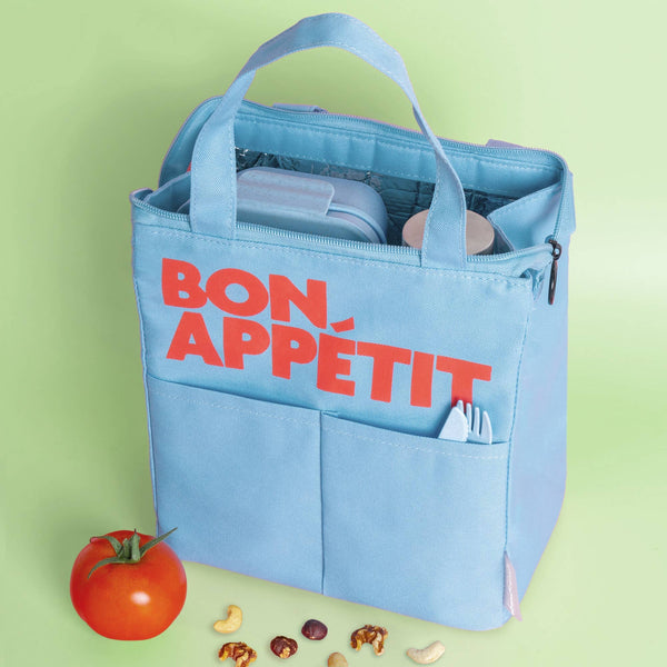 Helio Ferretti Bon Appetit Lunch Bag - Light Blue Oli Olsen