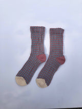GINGHAM WAFFLE SOCKS - neutral Billy Bamboo