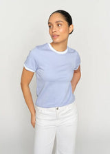 Molina O-SS Tee | Brunnera Blue | MOS MOSH T-Shirt MOS MOSH