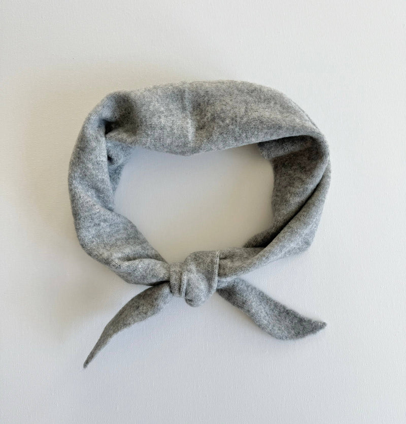 FUZZY WOOL CRAVAT SCARF - neutral Billy Bamboo