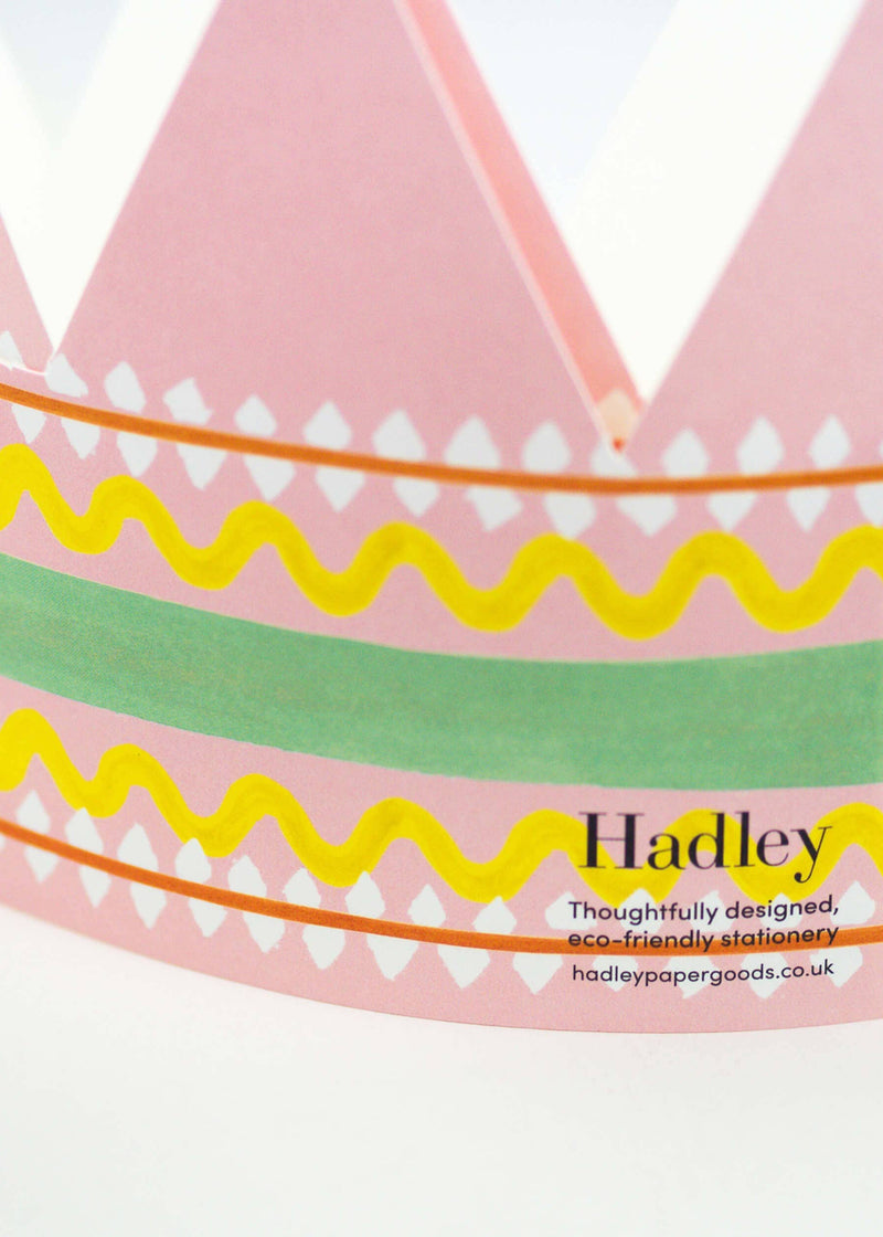 Birthday Queen Party Hat Card Hadley