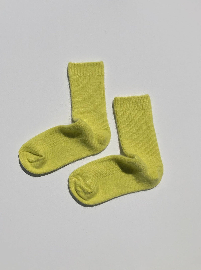 ANGORA WOOL SOCKS - snow pastel Billy Bamboo