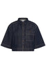 Posey Shirt | Dark Blue Denim | Saint Tropez