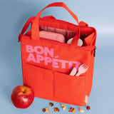 Helio Ferretti Bon Appetit Lunch Bag - Red Lunch Bag Oli Olsen