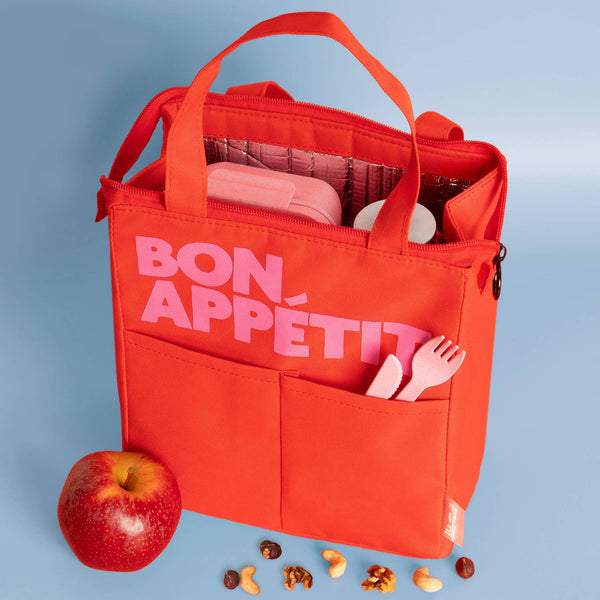 Helio Ferretti Bon Appetit Lunch Bag - Red Lunch Bag Oli Olsen