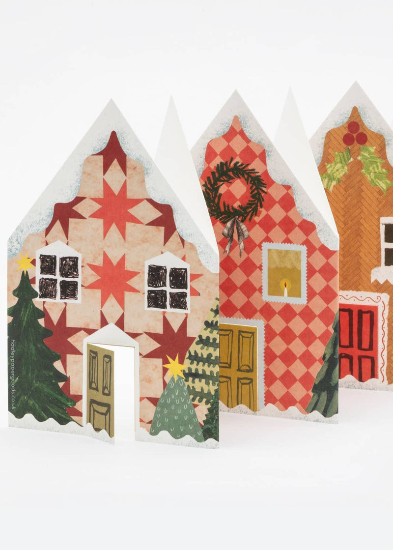 Christmas Houses Concertina Hadley