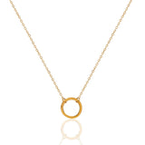Gold Sculptured Zola Chain A Weathered Penny Jewellery