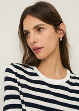 Striped Organic Fine Cotton Top | Yerse