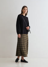 Black Checked Dress | 45480 | Yerse