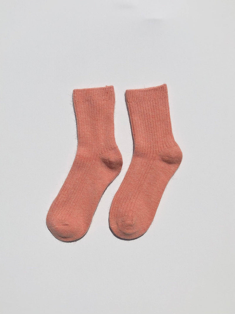 ANGORA WOOL SOCKS - snow pastel Billy Bamboo