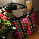 Everywhere Bag | Brown/ Olive/ Pink