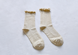 Women's Ruffle Mesh Cotton Socks