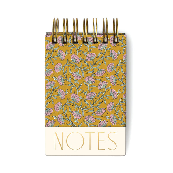 Designworks Ink Chunky Notepad - Green Vintage Floral Designworks Collective