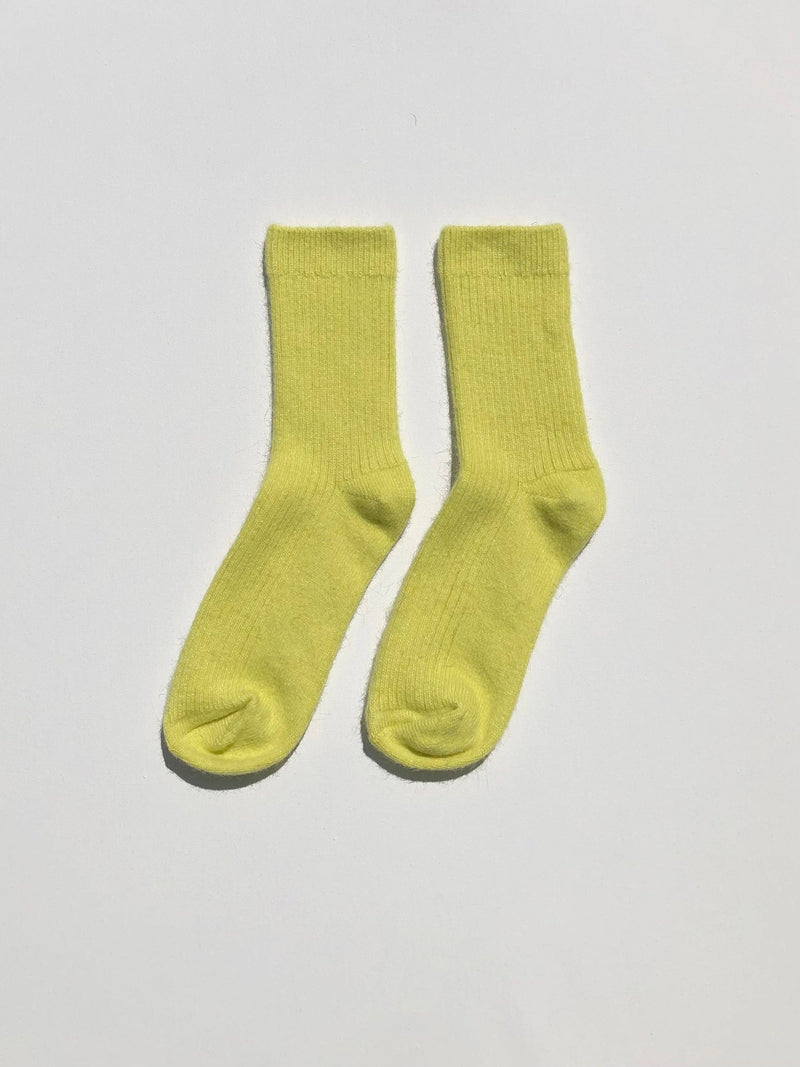 ANGORA WOOL SOCKS - snow pastel Billy Bamboo