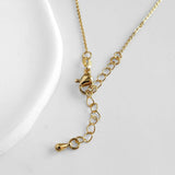 Dalmatian Jasper Gemstone Spike Necklace Pendant | Augusta