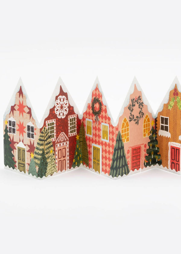 Christmas Houses Concertina Hadley