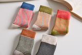 Women's Striped Cotton Socks - Soft, Breathable & Stylish