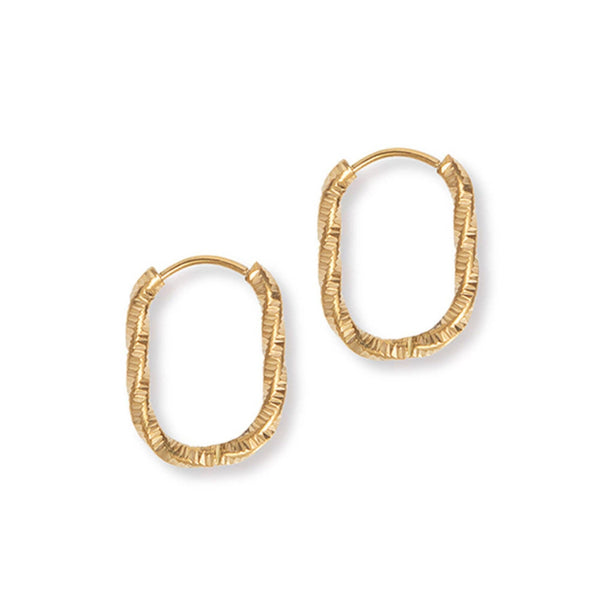 Halle Hoops A Weathered Penny Jewellery