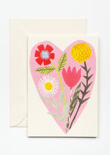 Floral Heart Card Hadley
