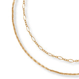Delicate Layered Chain | A Weathered Penny