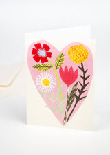 Floral Heart Card Hadley
