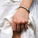 Gold Cuff Bracelet A Weathered Penny Jewellery