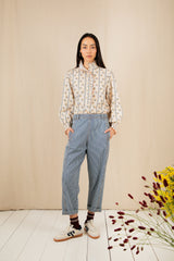 Aida Shirt | Ecru Multi | Bonte London