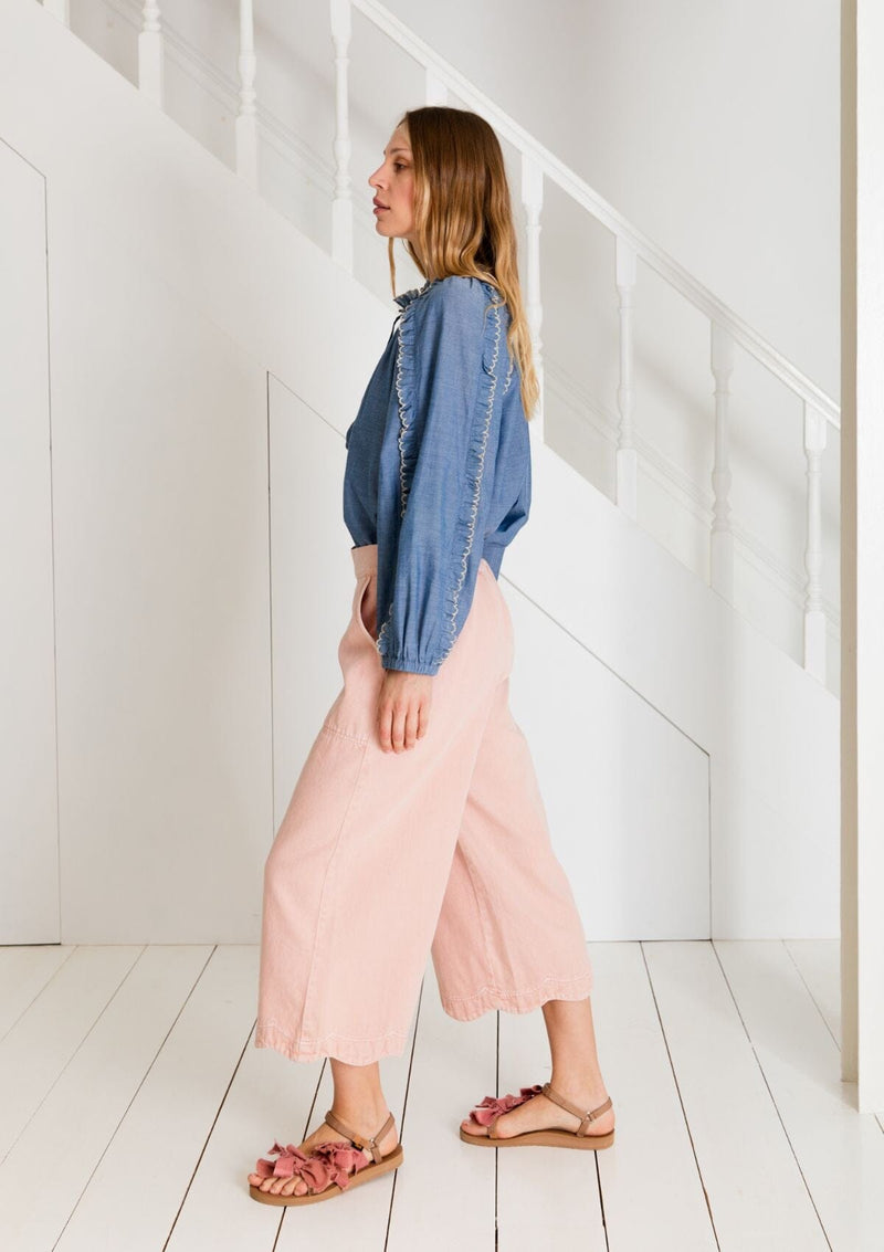 Aide Trouser | Chalk Pink Wash | Bonte Trousers Bonte