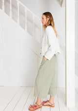 Aide Trouser | Green Gingham | Bonte London Trousers Bonte