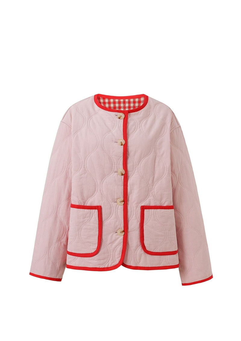 ALEZIA RED REVERSIBLE JACKET | FRNCH Jacket FRNCH