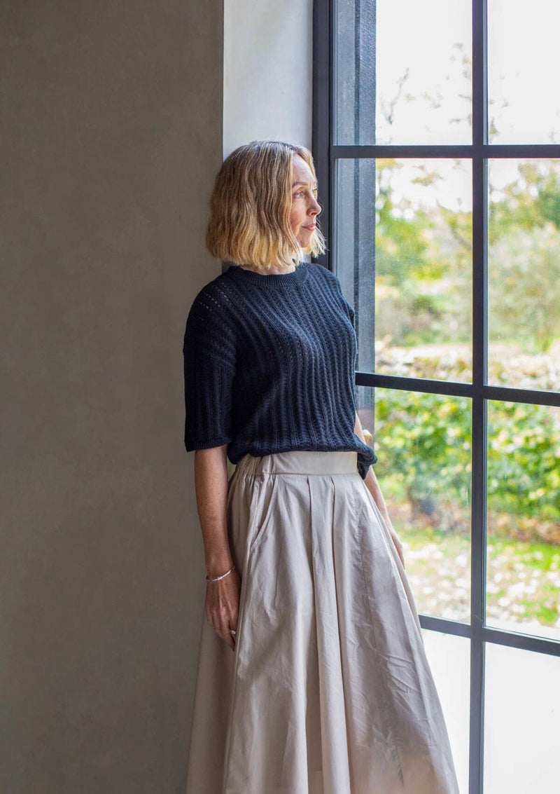 Audrey Midi Skirt | Chalk Skirt Chalk