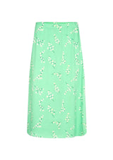 Apple Green Floral Skirt | Bernice 5 | LEVETE ROOM Skirt Levete Room