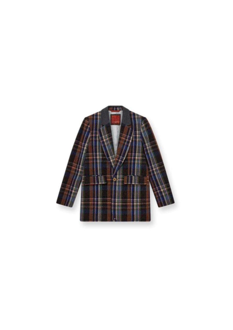 Bold Check Blazer | Heyanno Jacket Heyanno