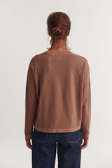 Boni LS T-Shirt | Fondue Fudge | Basic Apparel