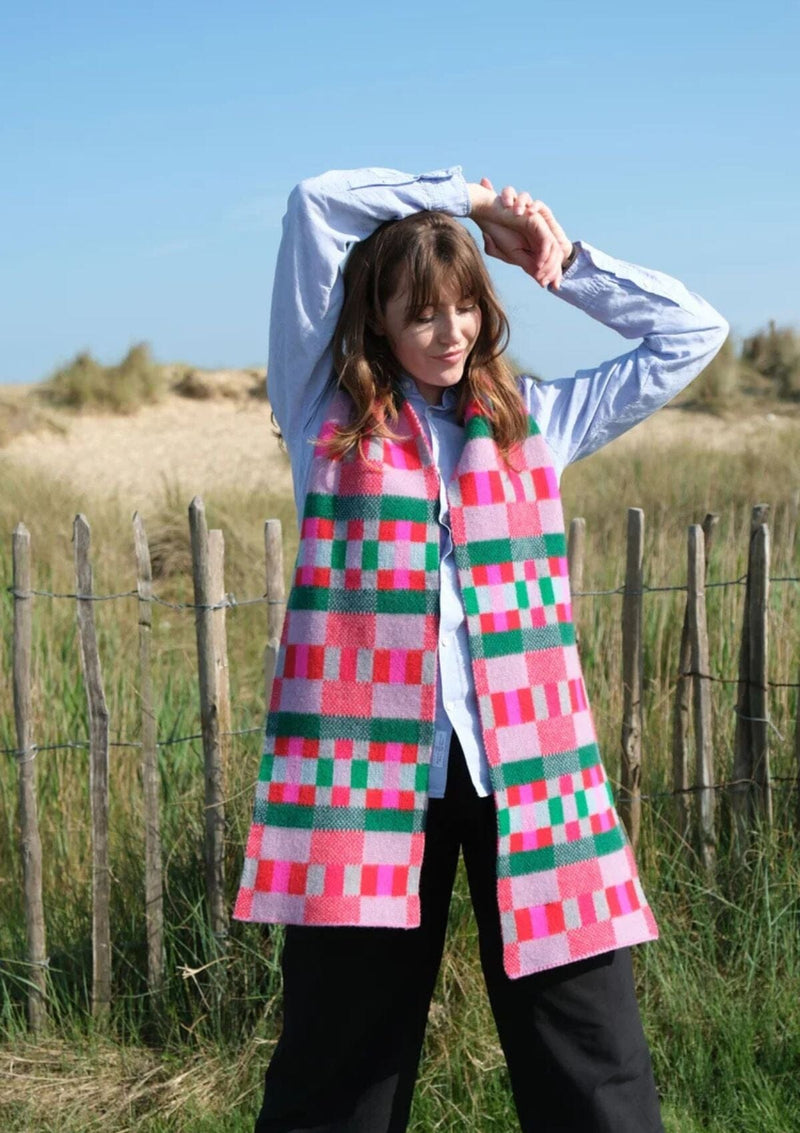 Brushed Block Scarf in Hyper Nature | Quinton Chadwick Scarf Quinton + Chadwick