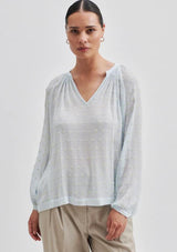 Cilla Tunic Blouse | Ice Water | Second Female Blouse Second Female