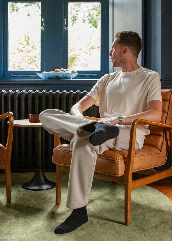 Freddie Jogger Pant | Chalk Trousers Chalk